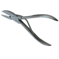 Coupe-ongles professionnel de luxe 5-en-1 en acier inoxydable robuste avec lame de précision affûtée pour manucure et pédicure