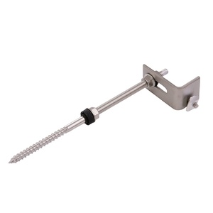 Vis de <span class=keywords><strong>fixation</strong></span> pour panneaux solaires en acier inoxydable, boulons à double filetage, système de <span class=keywords><strong>fixation</strong></span> pour panneaux solaires <span class=keywords><strong>sur</strong></span> toit en tôle, vis à double filetage - Product Image 1