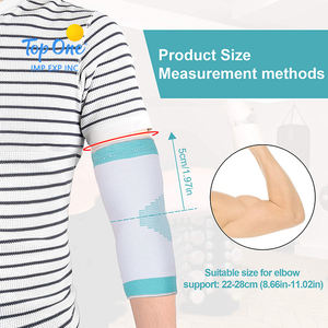 สายรัดข้อศอกไนลอนแบบธรรมดาระบายอากาศได้สำหรับเล่นกีฬาออกกำลังกายฟิตเนสแบบกันลื่น - Product Image 2