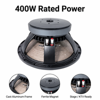 Haut-parleur médium-grave en ferrite haute sensibilité LS HDW-1238 de 12 pouces, 8 ohms, 97,5 dB, 400 W AES, woofer audio professionnel pour système Line Array