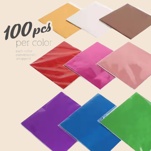 ฟอยล์ทองคุณภาพสูง 12 ไมครอน หรือ<span class=keywords><strong>แผ่น</strong></span>ฟอยล์อะลูมิเนียมสี ฟอยล์ห่อช็อกโกแลตแบบนูน ฟอยล์เนื้อนุ่มสำหรับอาหาร - Product Image 5