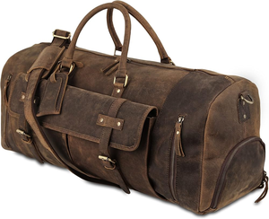 Sac à main en cuir classique pour homme, parfait pour le bureau, les voyages ou les sorties décontractées, fabriqué en cuir souple de haute qualité et élégant - Product Image 2