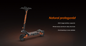 Trottinette pliable KuKirin G3 Pro améliorée avec écran couleur, amortisseurs hydrauliques, autonomie de 80 km - Product Image 3