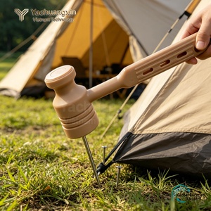 Maillet en plastique pour piquets de tente de camping en plein air avec poignée ergonomique et design léger - Product Image 6