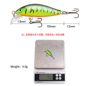 เหยื่อปลอม Xy 57 Minnow ขนาด 55 มม. น้ำหนัก 4.5 กรัม แบบจม สำหรับตกปลาแบส - Product Image 1