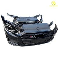 Piezas de automóvil - Parachoques delantero con rejilla y radiador - Faros delanteros - Apto para Audi 2022-2024 A6 C8 parachoques completo