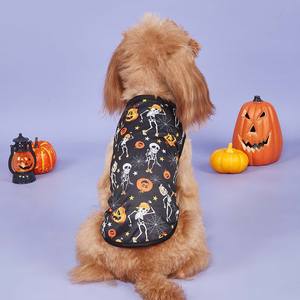 Pola kustom lembut nyaman berbagai gaya hewan peliharaan kostum bermain peran Halloween grosir pakaian anjing - Product Image 6