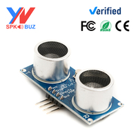 Produsen Grosir YUENENG HC-SR04 Modul Sensor Ultrasonik Aluminium 16MM 40KHZ T/R Terintegrasi Pengukur Jarak 2-400CM