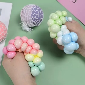 Sáng Tạo Tpr Bột Squishy Ba Màu Gel Nho Bóng Đồ Chơi Bóp Căng Thẳng Cứu Trợ Bóng Đồ Chơi Cho Trẻ Em Học Sinh - Product Image 2