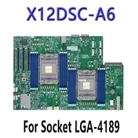 X12DSC-A6 E-ATX Motherboard Rekondisi DDR4-3200MHz LGA-4189 Intel C621A Server/Workstation 3 Port PCIe 4.0 X16 USB 2.0