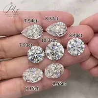 HPHT CVD DEF Lab yetiştirilen elmas 0.13-5CT süper beyaz gevşek hiçbir IGI sertifikası üst VVS-SI geçiş testi DIY düğün takısı kadın erkek