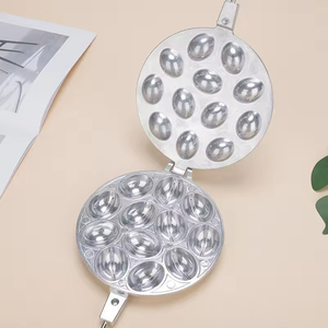 Plaque de cuisson en alliage d'aluminium pour dumplings, plaque de cuisson de cuisine antiadhésive non revêtue, plaque de cuisson en fonte pour barbecue, plaque à barbecue pour poulpe - Product Image 3