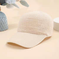 Gorro de Béisbol de Punto Simple, Color Sólido, Transpirable, para el Sol, para Hombre y Mujer, Novedad de Verano 2026