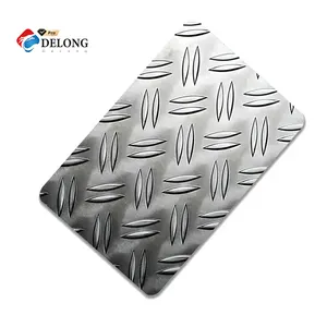 China Supplier 201 304 Embossed Stainless Steel Galvanized Checkered Plate