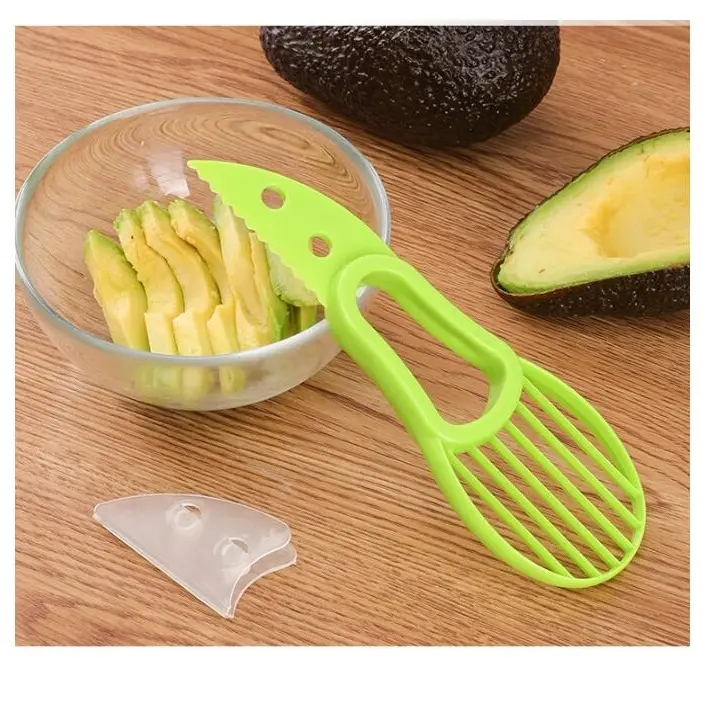 Fruit slicer ferramenta peel cutter Magic Kitchen fruta ferramenta 3 em 1 pitaya kiwi abacate slicer