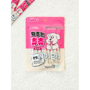 Chiot à mâcher lyophilisé organique 12g X 6pcs poulet aromatisé chat collation chien friandise et nourriture pour animaux de compagnie riche en protéines nutrition - Product Image 1