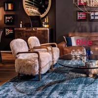 Mid-Century Modern Massivholz-Sofa-Sessel im Designer-Stil, Retro-Einzelsessel, anpassbar, mit hochelastischem Schaumstoff für Wohnzimmer