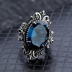 Anello a Grappolo a Goccia d'Acqua da Donna, Stile Geometrico di Lusso, Gioiello da Dito per Uso Quotidiano, Feste, Appuntamenti, Regalo - Product Image 3