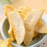 Heetst verkopende 100% natuurlijke gevriesdroogde gele perzikplakjes FD perzikchips zonder toegevoegde suiker knapperige fruitsnacks groothandel bulk