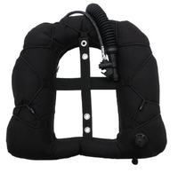 Compensateur de flottabilité (BCD) de plongée sous-marine de 46 lb avec valve K et tuyau basse pression pour la plongée technique
