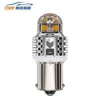 Lampu lebar otomatis Amber merah putih Super terang 12-50v 5w 3030 emc 500LM 1156 1157 3156 3157 7440 7443 BA15S BA15S BAY15D