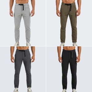 Pantalon <span class=keywords><strong>de</strong></span> sport pour homme en nylon sportif, séchage rapide, protection UV, imperméable, avec <span class=keywords><strong>ceinture</strong></span> zippée pour la randonnée et le fitness - Product Image 4