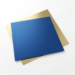 Foshan Fabrik Maßgefertigte 1060 Eloxierte Aluminium-Metallplatten Blanko-Namensschild Farbiges Aluminium-Namensschild für Beschilderung - Product Image 4
