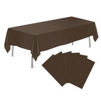Nappe jetable en plastique imperméable Buffalo, nappe rectangulaire jaune et blanche à carreaux