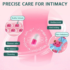 Suplemento Probiótico de Marca Privada OEM, Prebióticos, Equilíbrio de pH, Odor Vaginal, Pó Antibacteriano Probiótico Yoni Pop - Product Image 4