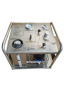 مضخة اختبار هيدروستاتيكية هوائية عالية الضغط 25000 رطل لكل بوصة مربعة من WINGOIL لصمامات الأسطوانات BOP - Product Image 2