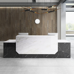 QT-14 Ensemble de bureaux et tables de réception modernes pour salon de beauté - Product Image 5