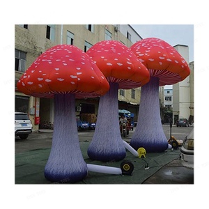 Décorations <span class=keywords><strong>Alice</strong></span> au <span class=keywords><strong>pays</strong></span> <span class=keywords><strong>des</strong></span> <span class=keywords><strong>merveilles</strong></span>, ballon gonflable LED en forme de champignon pour Noël, impression numérique, ventilateur intégré pour événements et scènes - Product Image 6