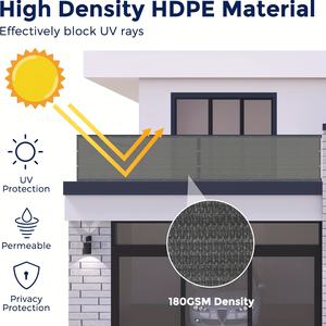 3 * 16ft Offre Spéciale balcon clôture de confidentialité <span class=keywords><strong>filet</strong></span> écran de confidentialité <span class=keywords><strong>filet</strong></span> opaque de confidentialité pour jardin patio - Product Image 5