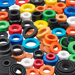 Joint d'étanchéité en <span class=keywords><strong>caoutchouc</strong></span> moulé sur mesure en silicone, <span class=keywords><strong>bouchon</strong></span> d'étanchéité en <span class=keywords><strong>caoutchouc</strong></span> HNBR, joints plats ronds en silicone - Product Image 2