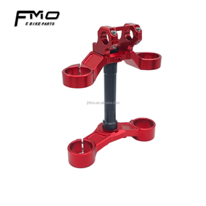 FMO Hyper Bee CNC Triple collier de fixation renforcé <span class=keywords><strong>KKE</strong></span> pour guidon à double épaule, avec logo personnalisé au laser, pièces de mise à niveau pour moto électrique - Product Image 3