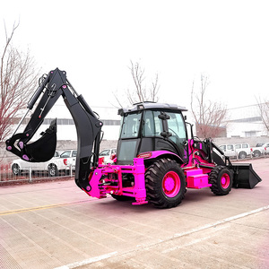 Miễn phí vận chuyển Euro 5 EPA phổ biến backhoe máy xúc loader 4x4 Mini backhoe máy xúc - Product Image 5