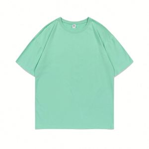 Design Custom Men's <b>T</b>-Shirt High Quality Cotton Heavy Oversized Blank <b>T</b>-Shirt Silk Screen Printing Method - Product Image 1