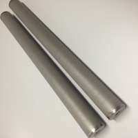 Cartouche de filtre à eau en titane poreux fritté