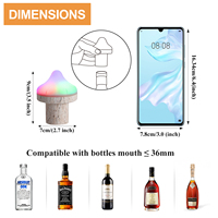 Lampe de table tactile rechargeable USB pour bouteille de vin, décoration moderne pour la maison, lumière LED RGB intégrée, veilleuse de chevet pour chambre à coucher