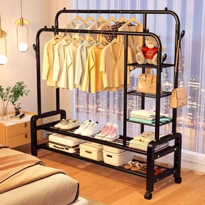 <span class=keywords><strong>Porte</strong></span> arrière en fer forgé <span class=keywords><strong>porte</strong></span>-vêtements chaussures et sac support de rangement <span class=keywords><strong>banc</strong></span> organisateur armoire en bois moderne pour le shopping - Product Image 5