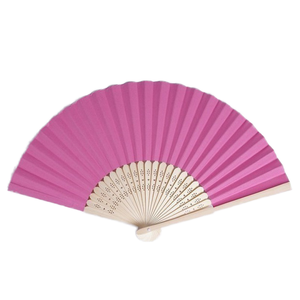 BSBH <span class=keywords><strong>Abanico</strong></span> de Mano con Estampado de Seda Blanca y Mango de Bambú, <span class=keywords><strong>Barato</strong></span>, Ideal para <span class=keywords><strong>Novia</strong></span>, Boda, Fiesta, Regalo de Negocios, Novedad - Product Image 4