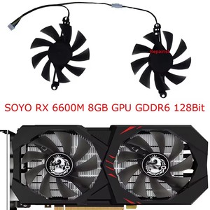 Ventilateur de carte graphique, diamètre 85 mm, montage 9,8 cm, refroidisseur de GPU, FL8015 12VB, pour 51risc RX 6600M 8g, pour <span class=keywords><strong>AMD</strong></span> Soyo <span class=keywords><strong>RX6600M</strong></span> 8gb - Product Image 5
