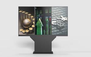 หน้าจอกระจกนิรภัยขนาด65นิ้วป้องกันแสงสะท้อนกลางแจ้งจอ LCD แนวตั้งกันน้ำหน้าจอสัมผัสป้ายดิจิตอลสำหรับตู้สั่งซื้อด้วยตัวเอง - Product Image 3