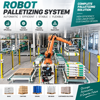 Système de palettisation robotisé automatique KUKA ABB pour sacs, cartons, boîtes, palettiseur
