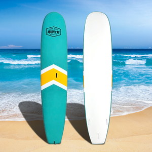 Manufacture Customized Color Soft Top <b>Surfing</b> Board With Plastic Fins EPS Core Water Sports <b>Surfing</b> Gear Soft Top Long Board Man - Product Image 6