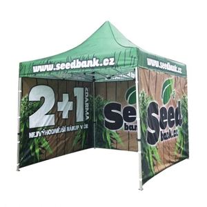 Auvent pliable publicitaire en PVC pour intérieur/extérieur, tente de camping légère et robuste personnalisée - Product Image 1