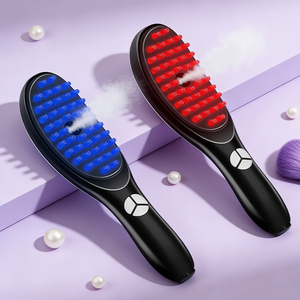 แปรงนวดหนังศีรษะแบบ Ergonomic ขนาดกะทัดรัด หัวแปรงถอดออกได้ ทำความสะอาดง่าย จากโรงงาน 0728 - Product Image 1