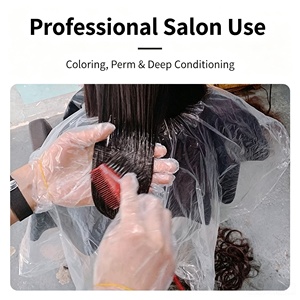Capa Desechable de PE <span class=keywords><strong>para</strong></span> Salón de Belleza, 90x120cm, Impermeable y Antimanchas, <span class=keywords><strong>para</strong></span> Tinte y Permanente del Cabello - Product Image 5