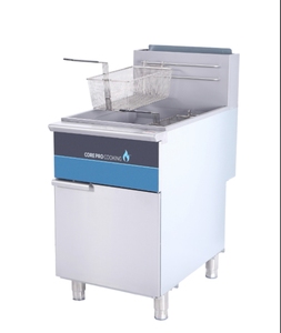 プレミアムステンレススチール & アンチリークダブルバスケットガスディープフライヤーハンバーガーショップとコーヒーショップ - Product Image 5