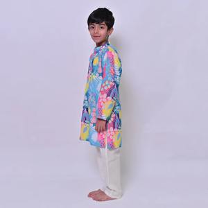Top Quality Kids <b>Boys</b> <b>Kurta</b> Pajama Set Cotton Ethnic Wear for Festival Wedding and Daily Traditional Use Available For Sale - Product Image 5